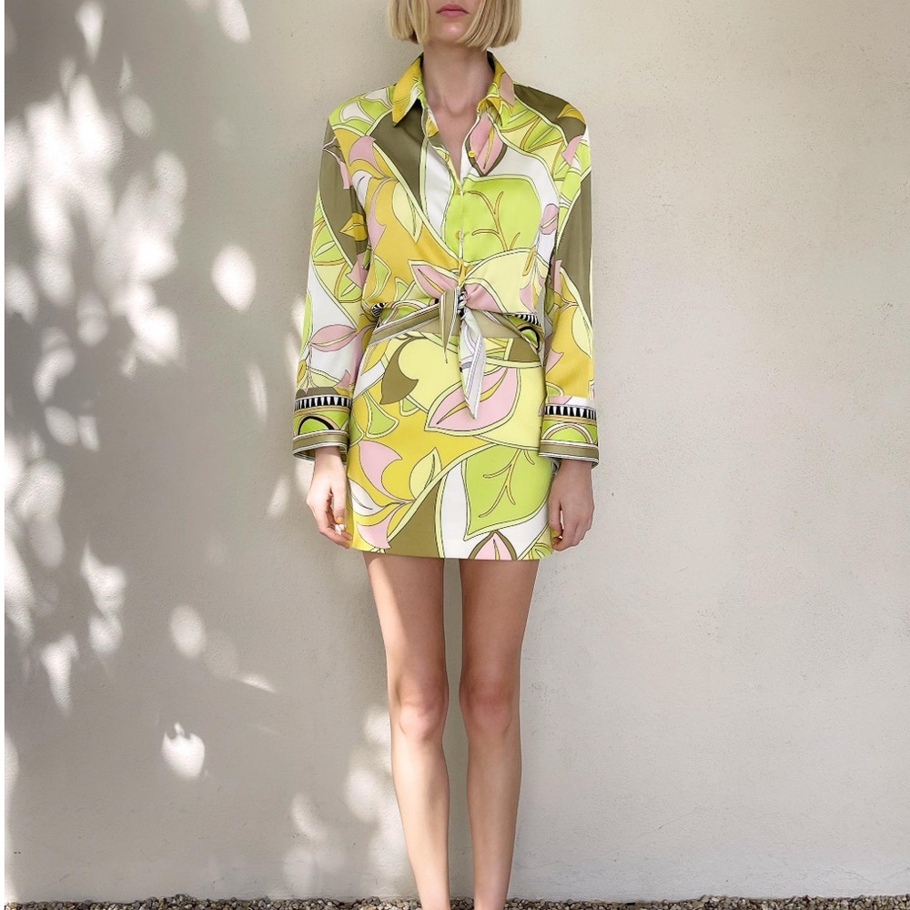 Zara Pucci Inspired Print Skirt & Top